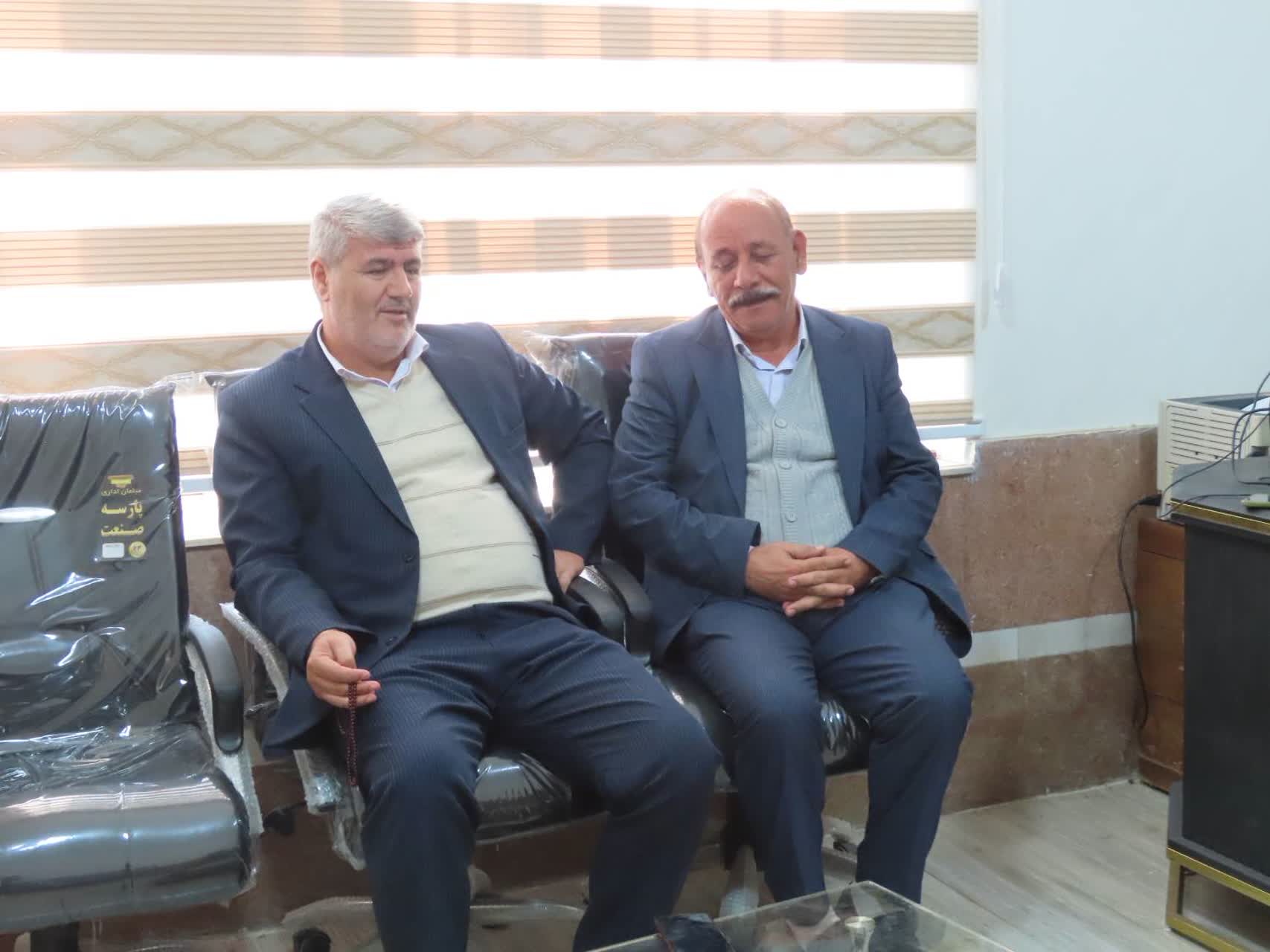 بازدید سرزده رضا اقلیمیان فرماندار چایپاره از اداره تعاون روستایی