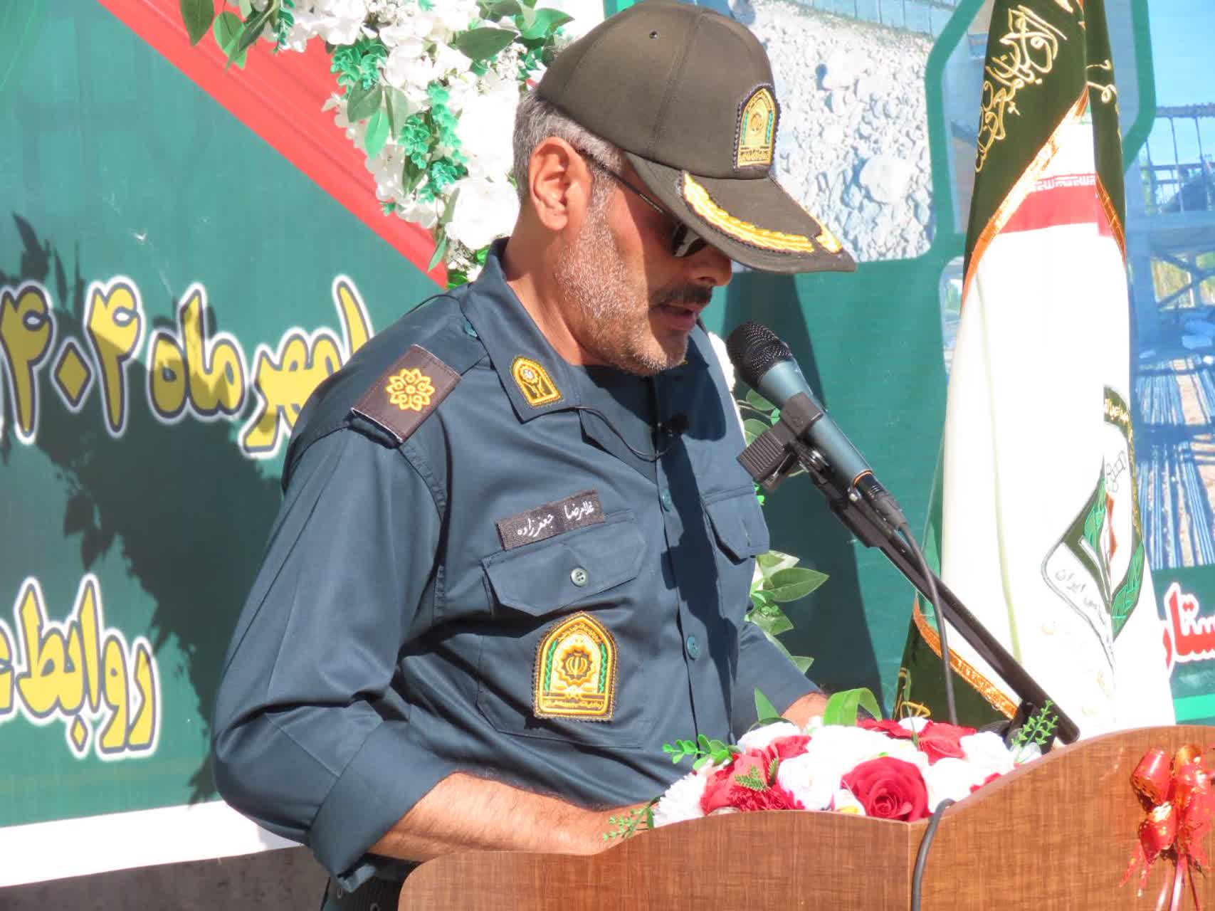 برگزاری آیین افتتاح ساختمان فرماندهی انتظامی بخش حاجیلار شهرستان چایپاره