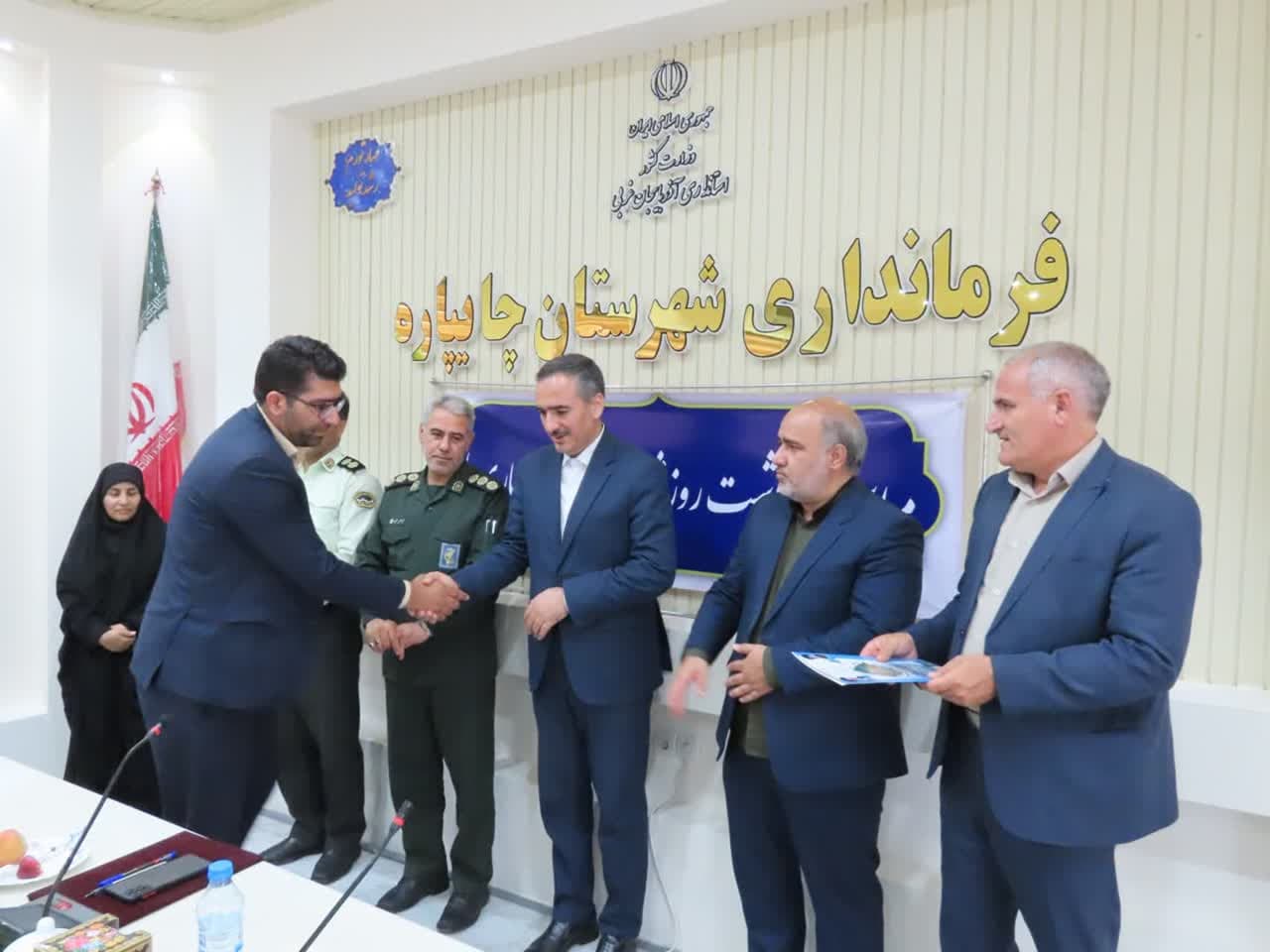 مراسم تکریم روز شهردار و دهیار