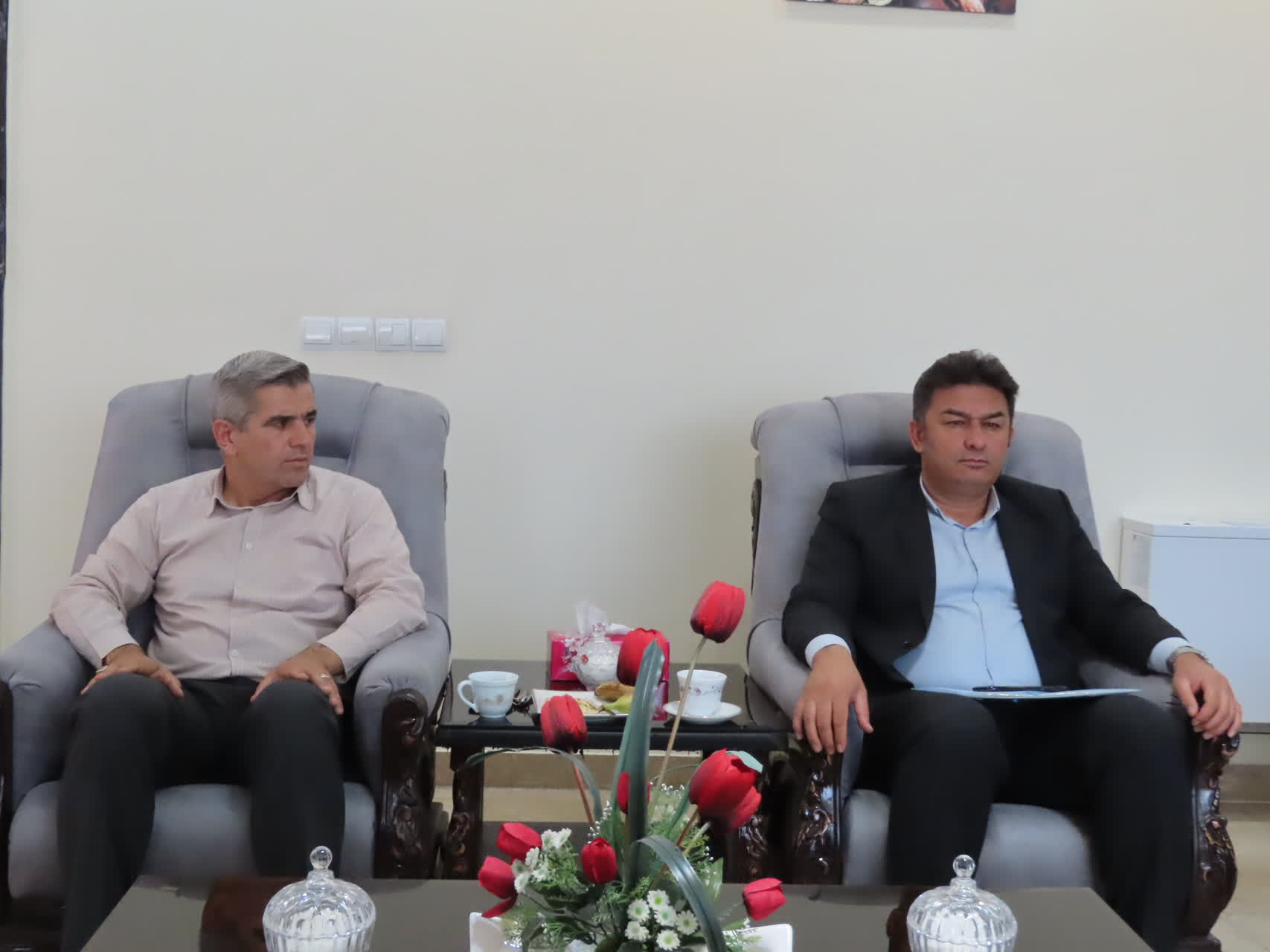 دیدار و گفتگوی مدیر عامل شرکت آب و فاضلاب استان آذربایجان غربی با فرماندار شهرستان چایپاره