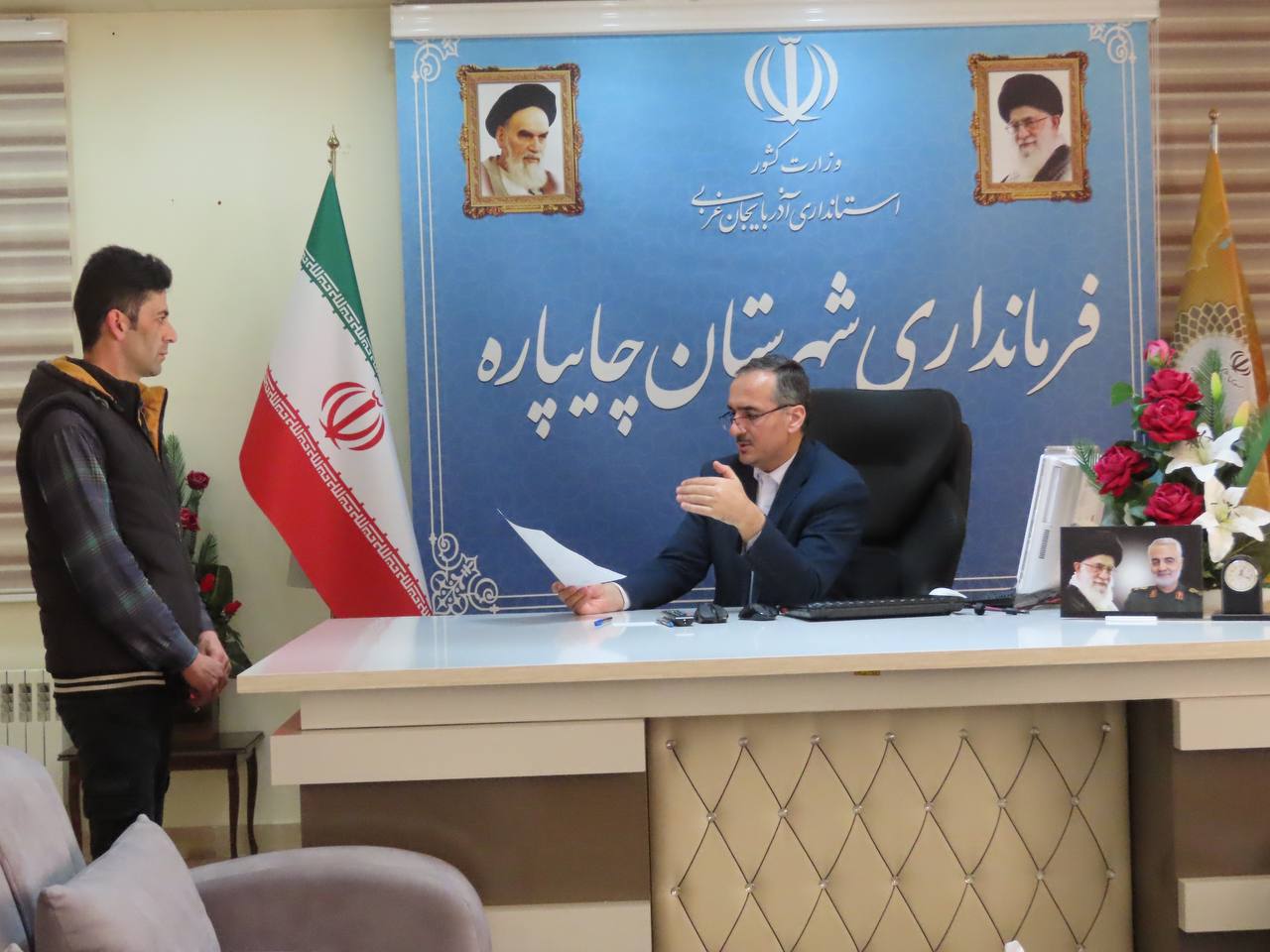 احصاء و بررسی مشکلات مردمی توسط نماینده عالی دولت در شهرستان چایپاره