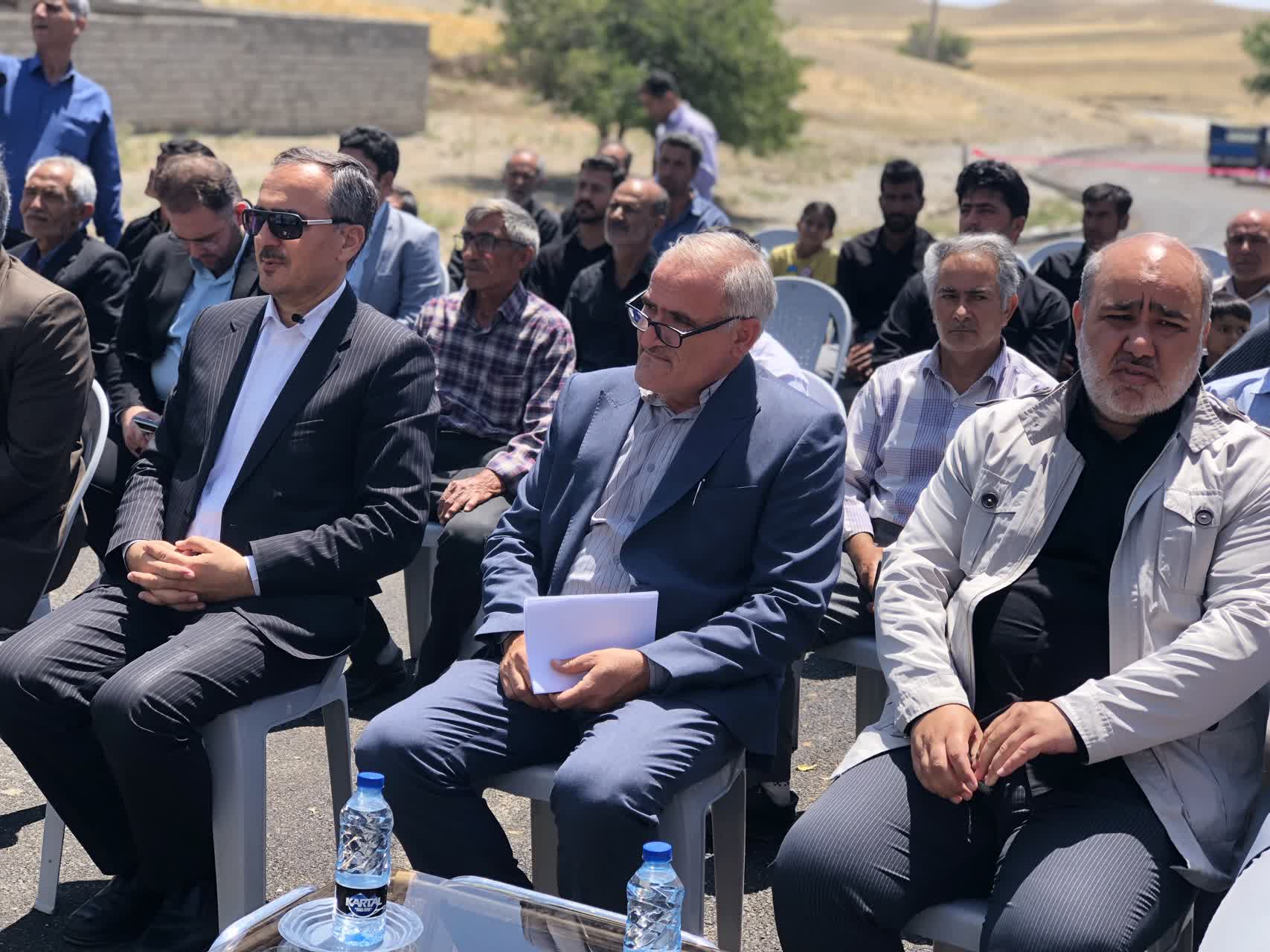 افتتاح طرح هادی و آسفالت معابر روستای قمیشگان سفلی