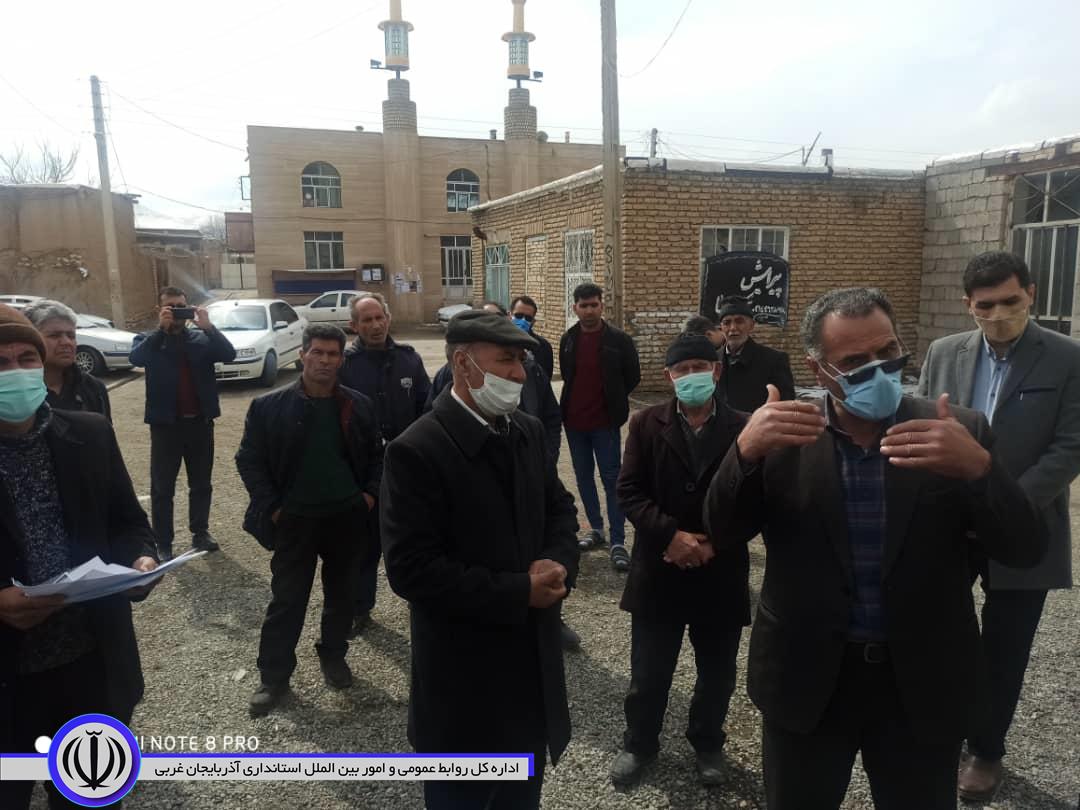 بازدید فرماندار و جمعی از مسئولان شهرستان از روستای قنات میرزاجلیل از توابع بخش مرکزی شهرستان چایپاره