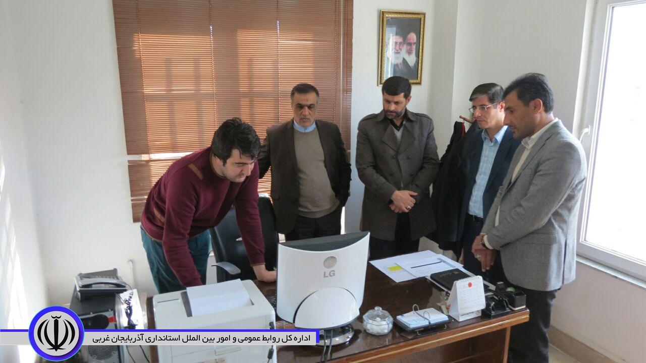 بازدید فرماندارازادارات شهرستان چایپاره