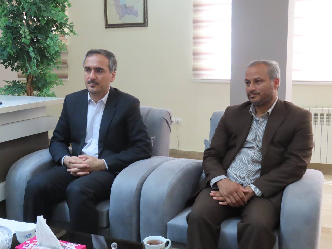 دیدار معاون توسعه مدیریت بنیاد شهید و امور ایثارگران استان با فرماندار شهرستان چایپاره