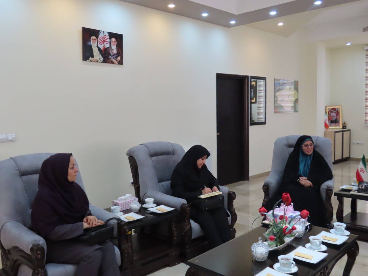 دیدار مدیر کل کانون پرورشی کودکان و نوجوانان استان با فرماندار شهرستان
