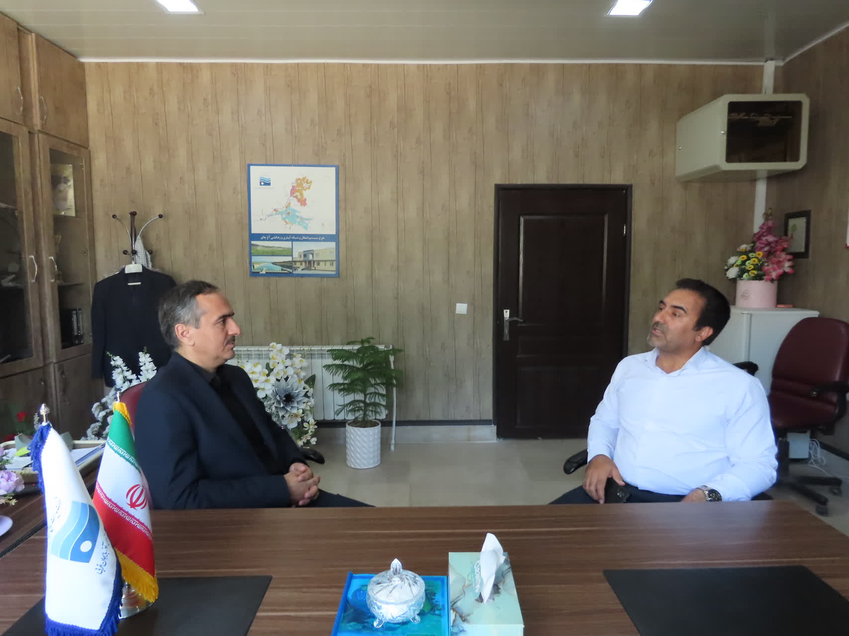 بازدید سرزده سعید شکورزاده فرماندار چایپاره از اداره امور منابع آب