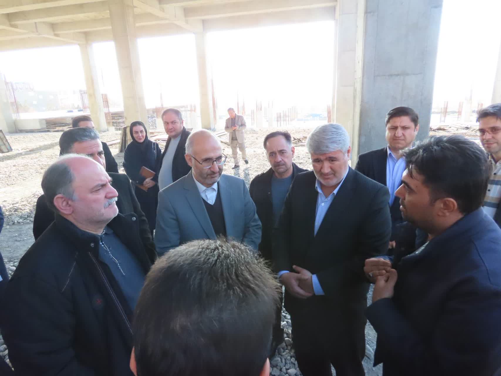 بازدید بازرس‌کل قضایی استان آذربایجان غربی از روند احداث و توسعه مراکز درمانی چایپاره