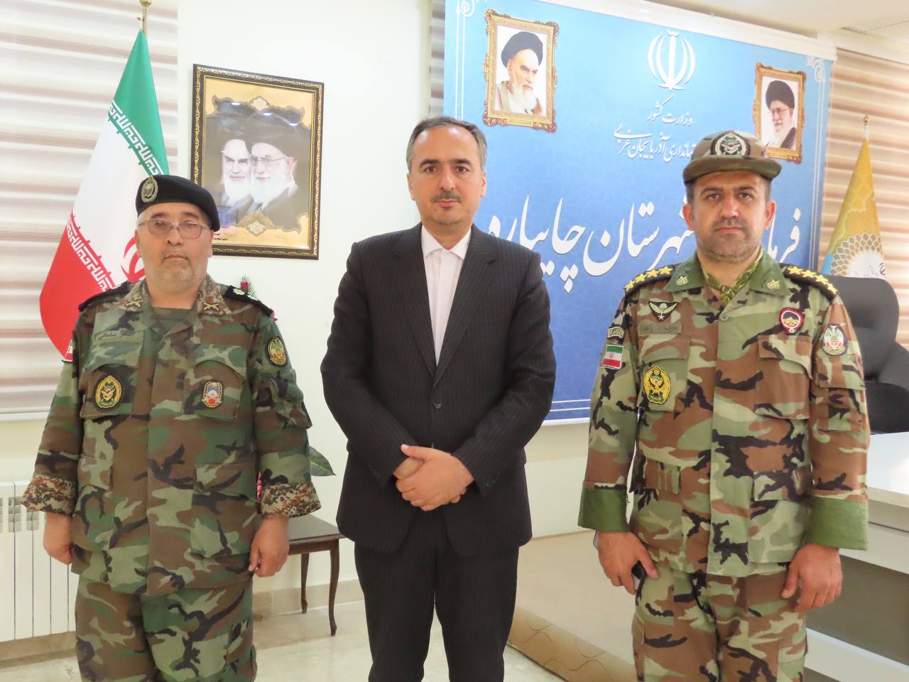 دیدار مسئول گزینش استخدام لشگر 64 نیروی زمینی ارتش جمهوری اسلامی ایران با فرماندار شهرستان