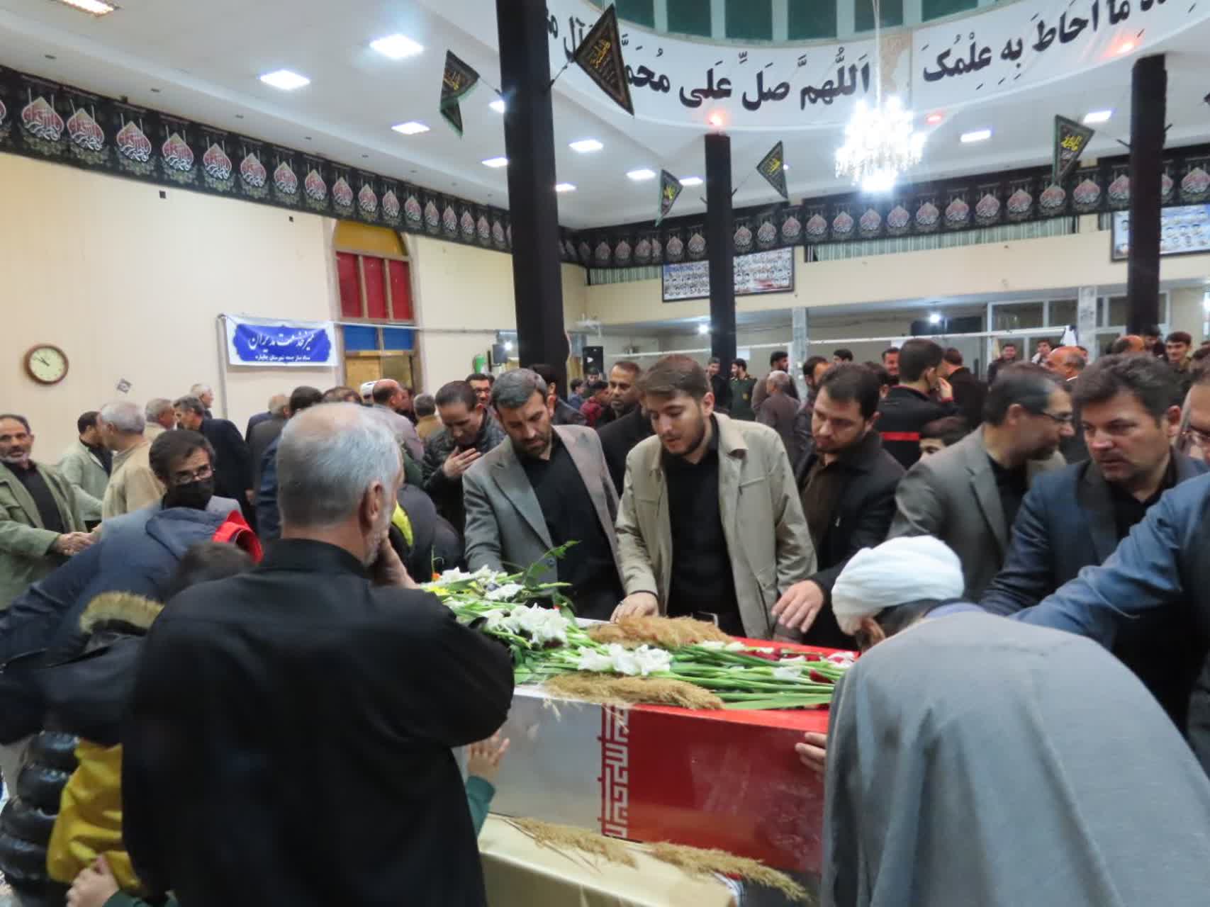 آیین وداع با پیکر مطهر شهید گمنام هشت سال دفاع مقدس