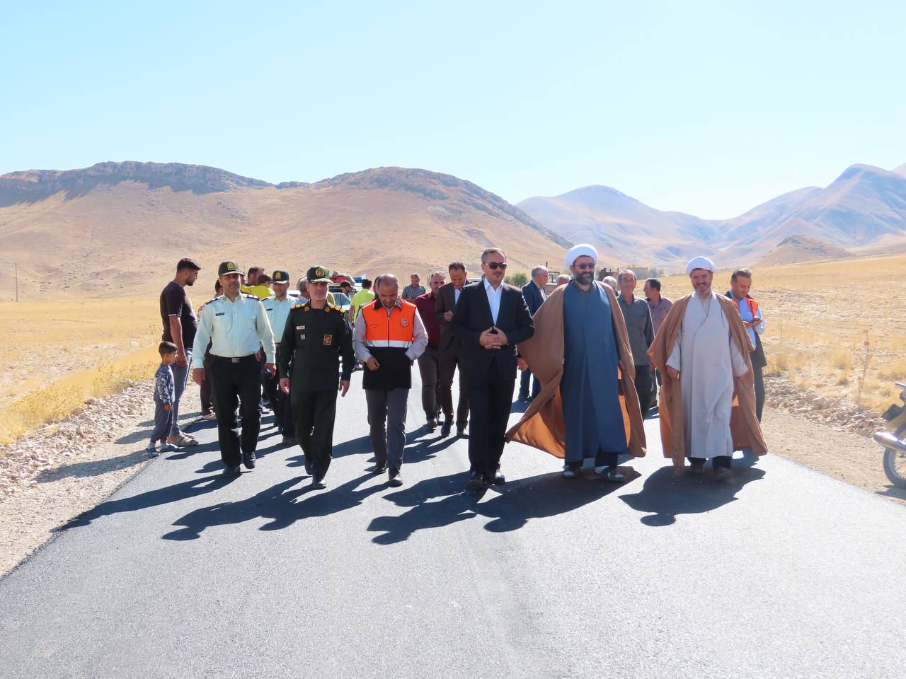 افتتاح آسفالت راه روستایی قوچاش