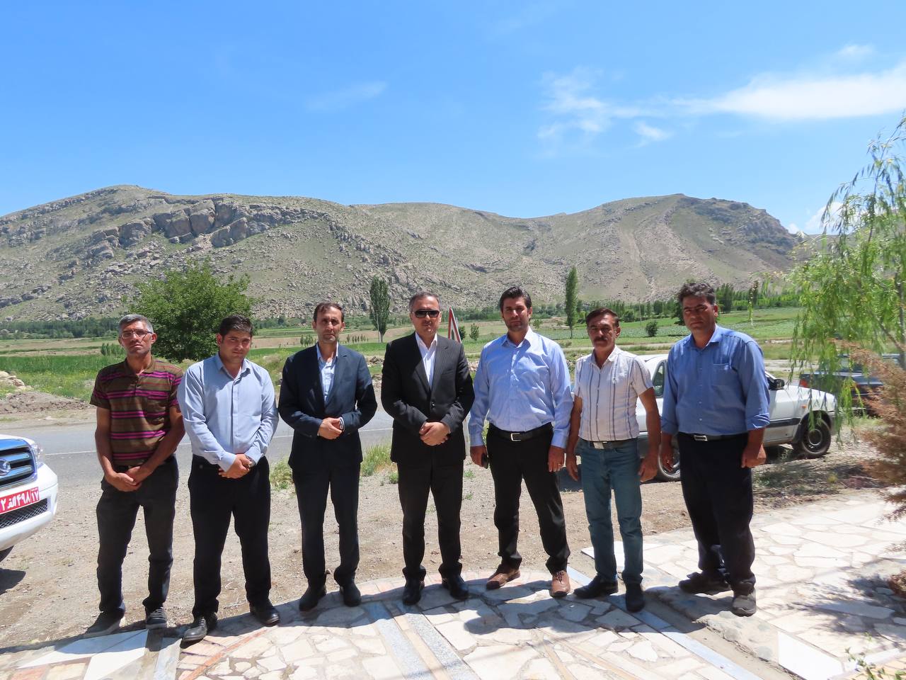 بازدید فرماندار از واحد بومگردی روستای بسطام