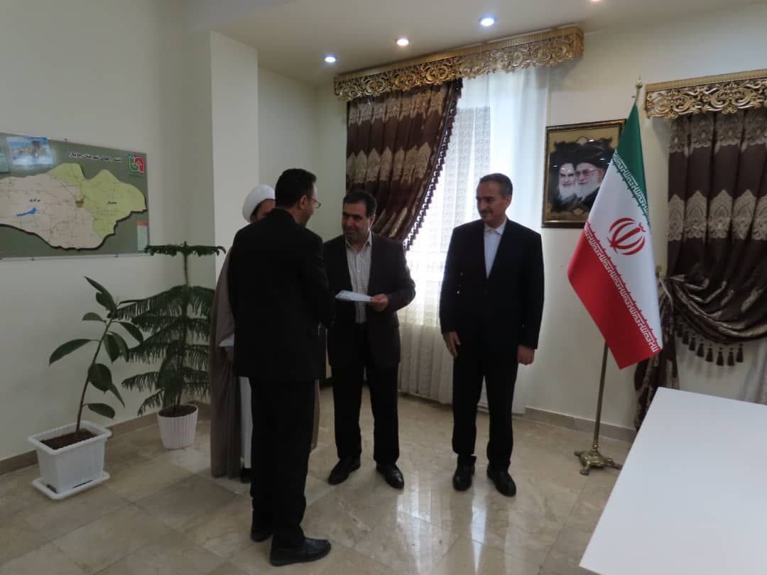 آیین تکریم و معارفه مدیر جهاد کشاورزی شهرستان چایپاره