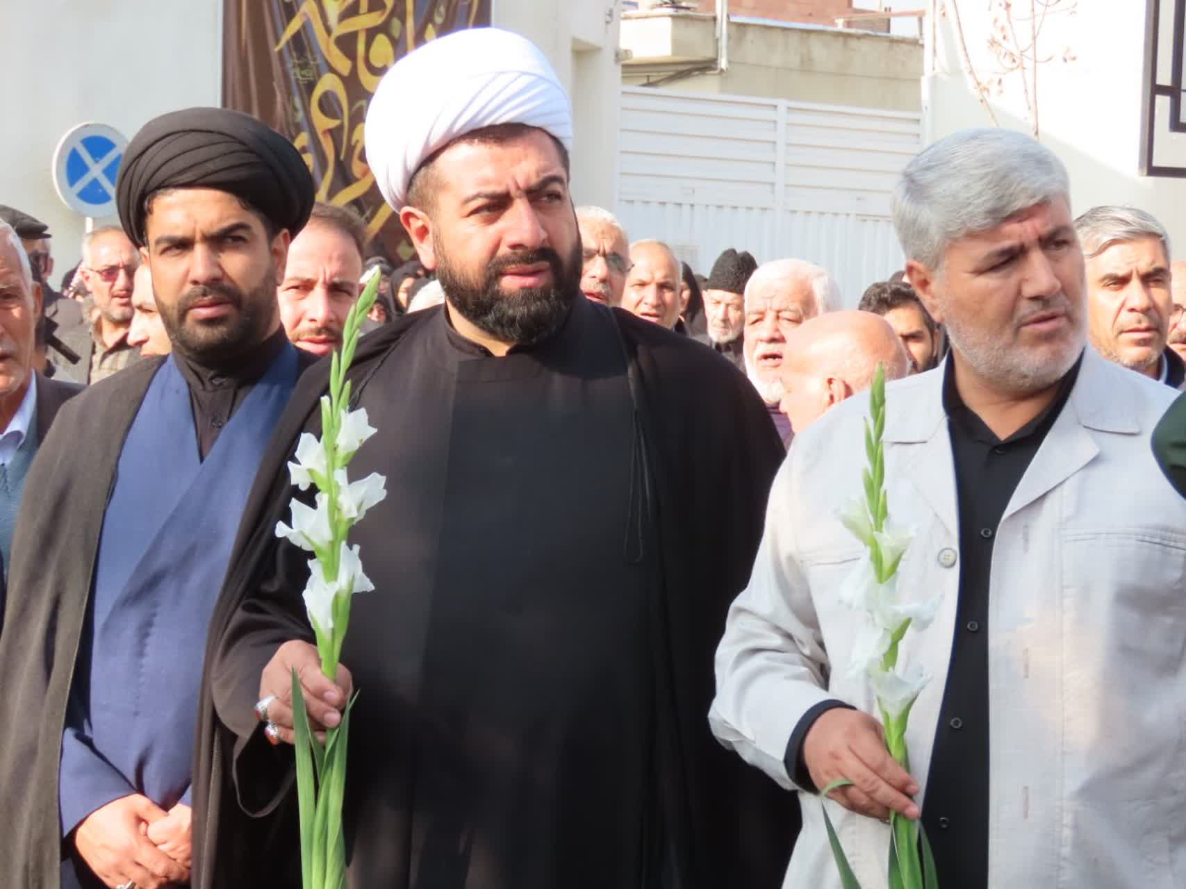 مراسم استقبال و تشییع شهید گمنام در شهرستان چایپاره