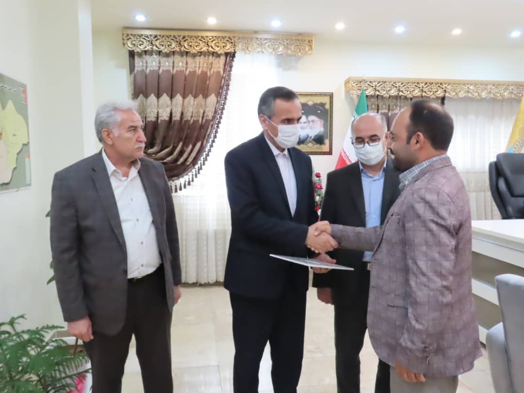 آئین تکریم و معارفه رییس جدید اداره گاز شهرستان چایپاره