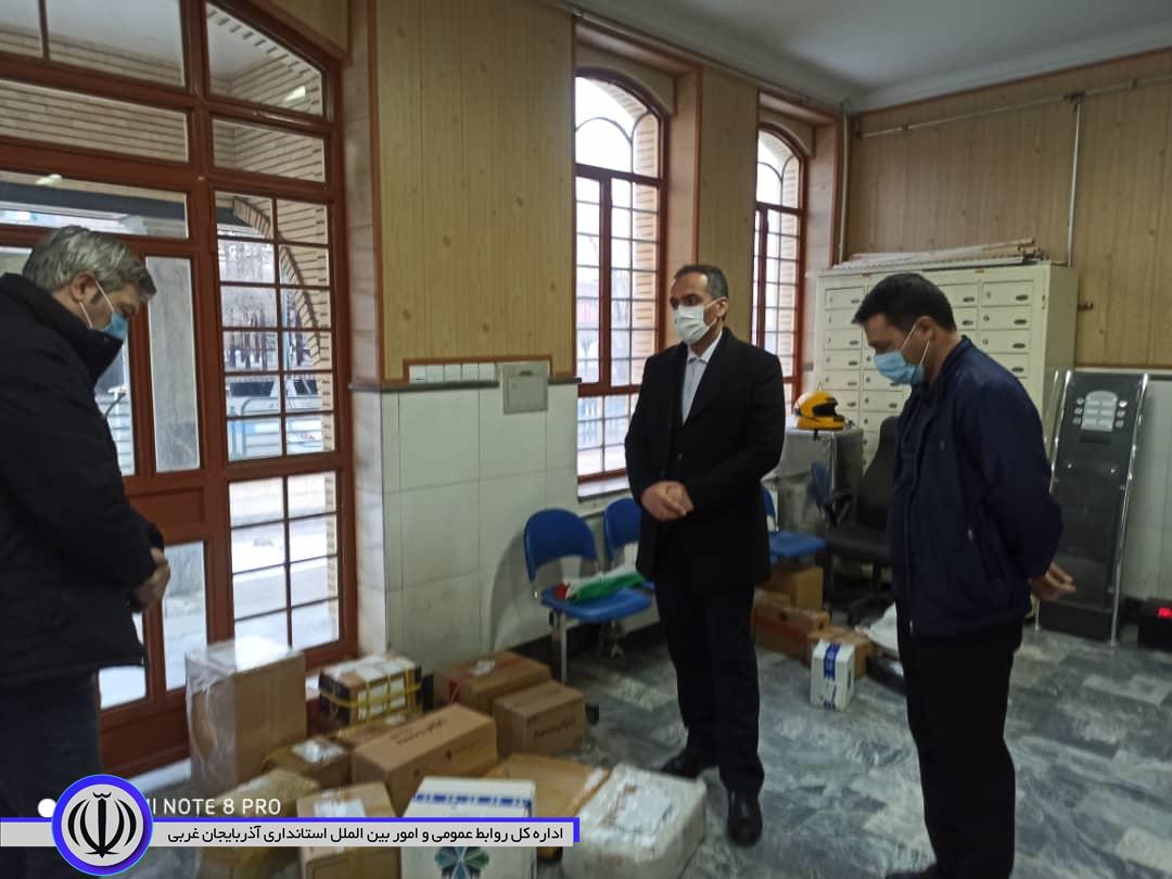 بازدید سرزده شکورزاده فرماندار شهرستان چایپاره از اداره پست شهرستان