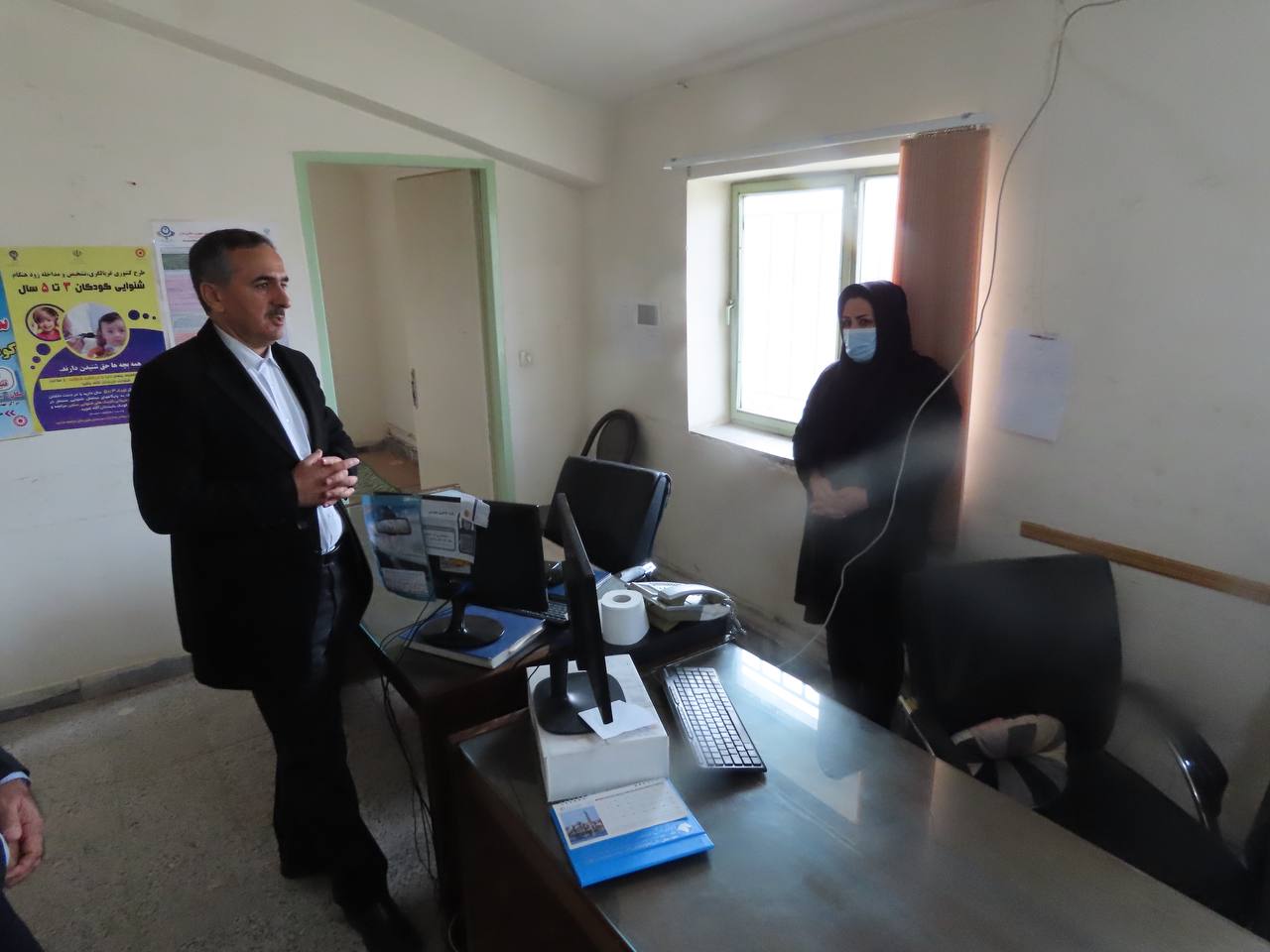 بازدید سرزده فرماندار چایپاره از خانه بهداشت روستای چورس