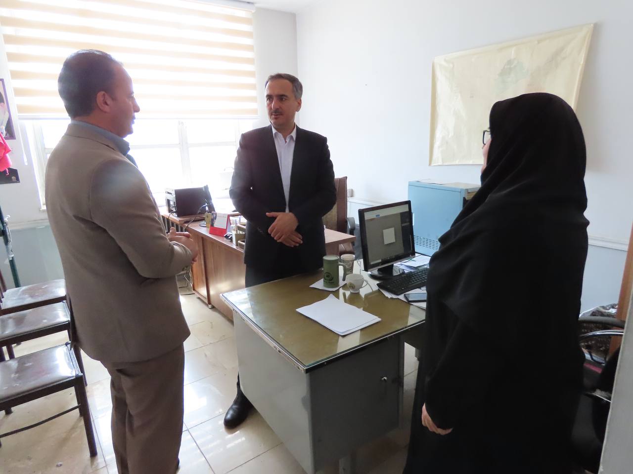 بازدید سرزده سعید شکورزاده فرماندار چایپاره از جهاد کشاورزی