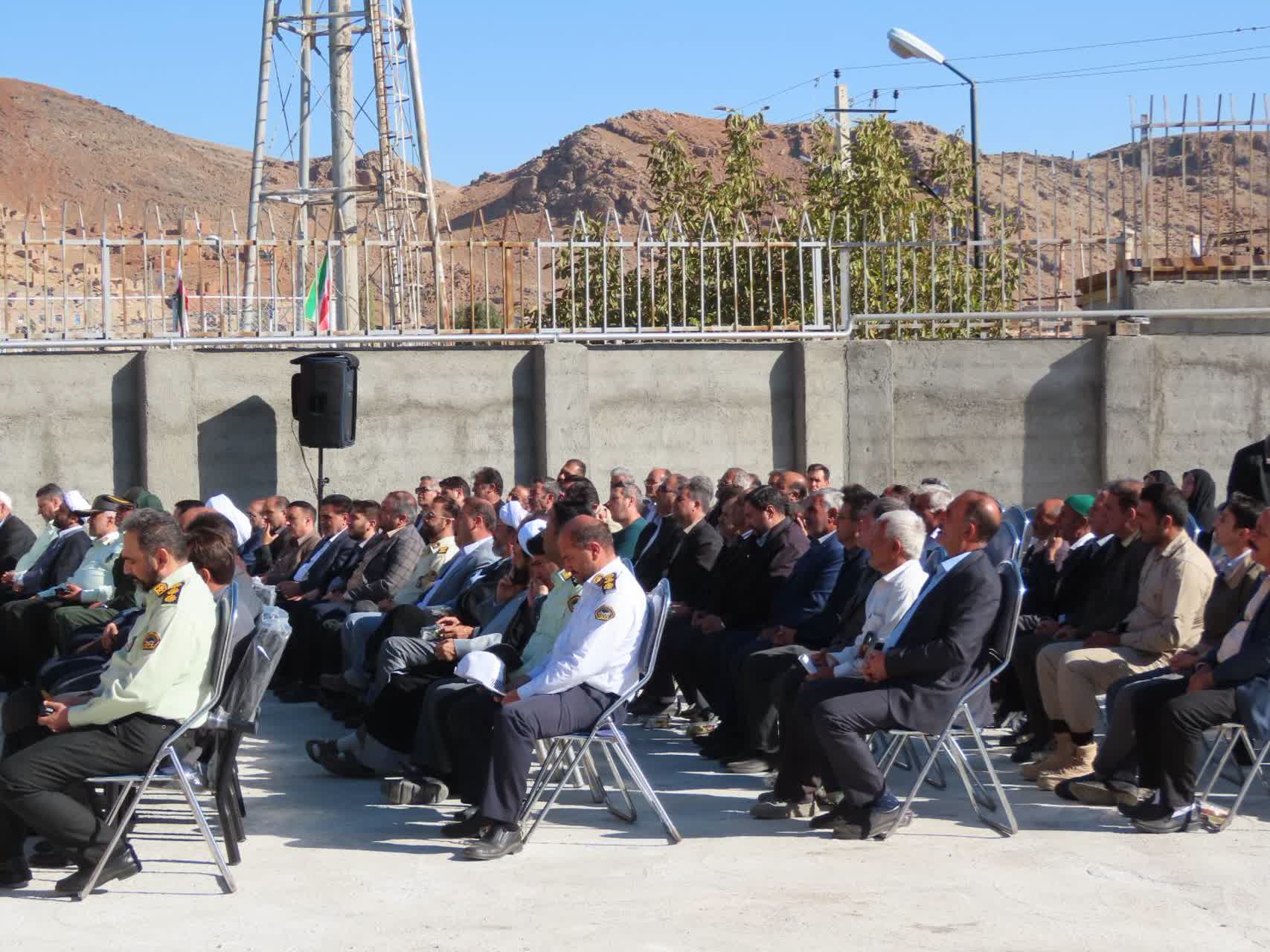 برگزاری آیین افتتاح ساختمان فرماندهی انتظامی بخش حاجیلار شهرستان چایپاره