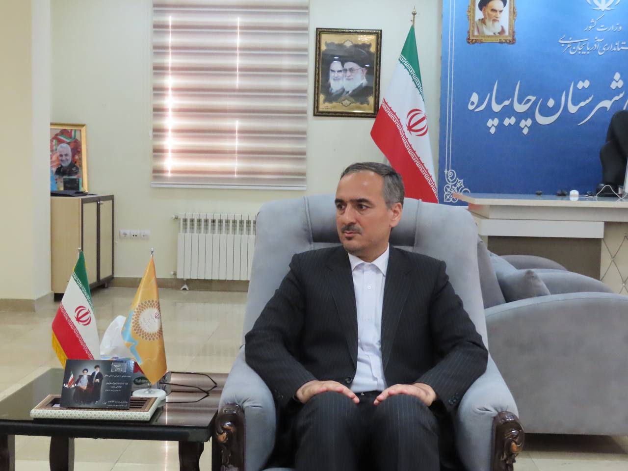 دیدار نوروزی روساء و مدیران دستگاه های اجرایی با فرماندار چایپاره