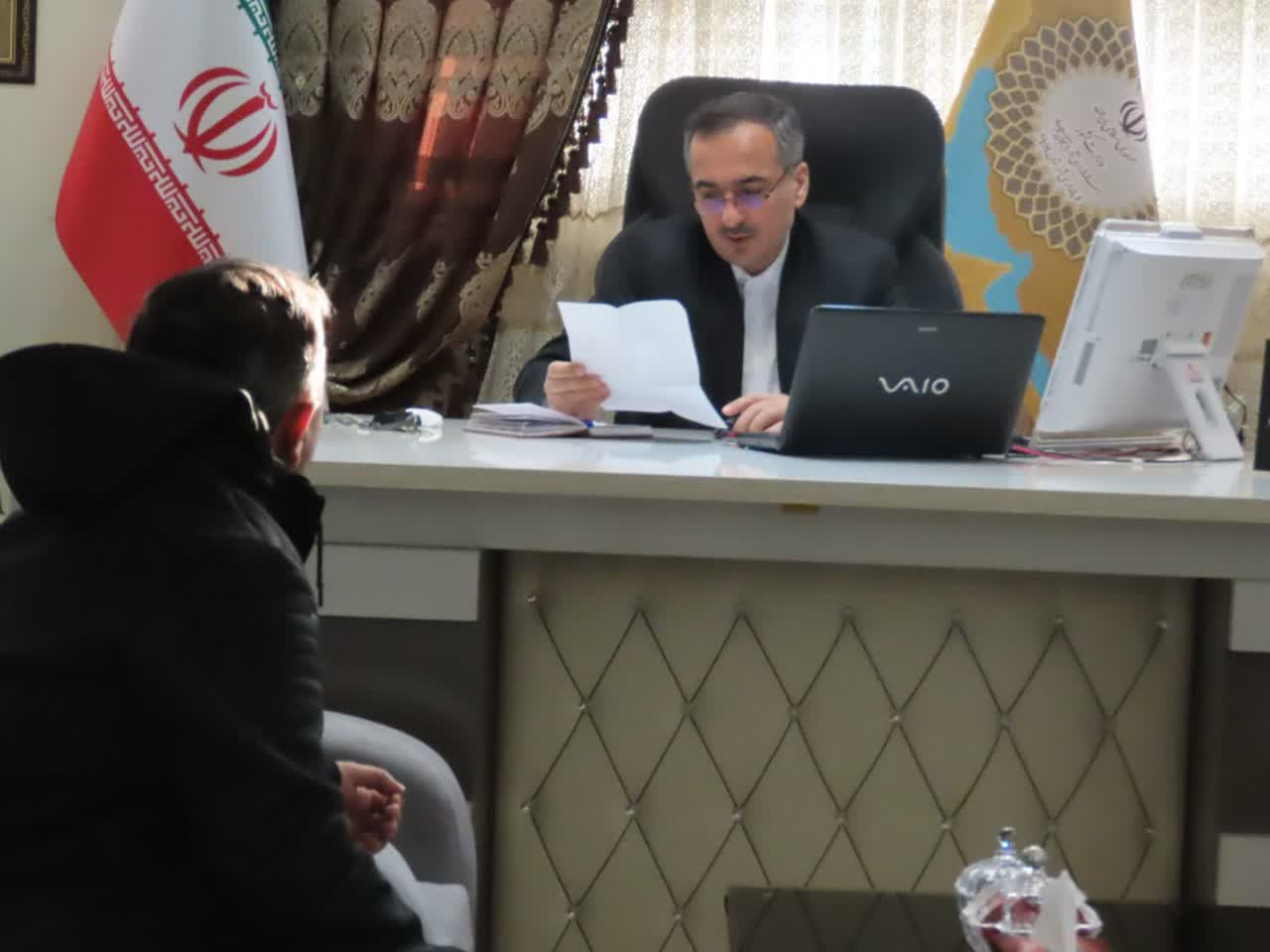 برگزاری ملاقات مردمی فرماندار شهرستان چایپاره