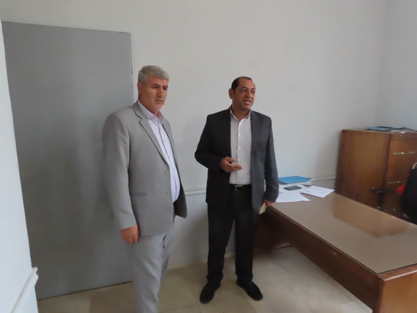 بازدید سرزده رضا اقلیمیان فرماندار چایپاره از جهاد کشاورزی