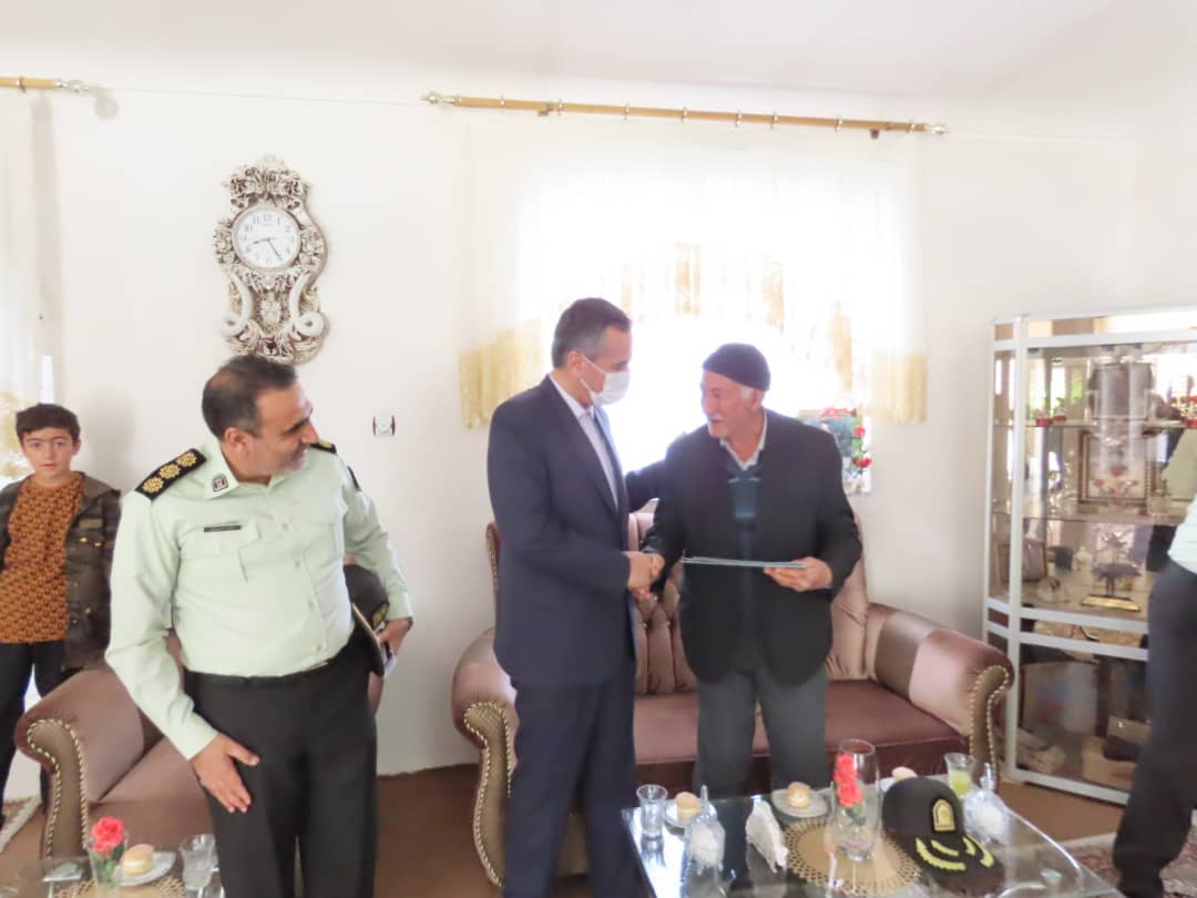 دیدار و دلجویی با خانواده معزز خانواده شهید اکبر جعفرزاده