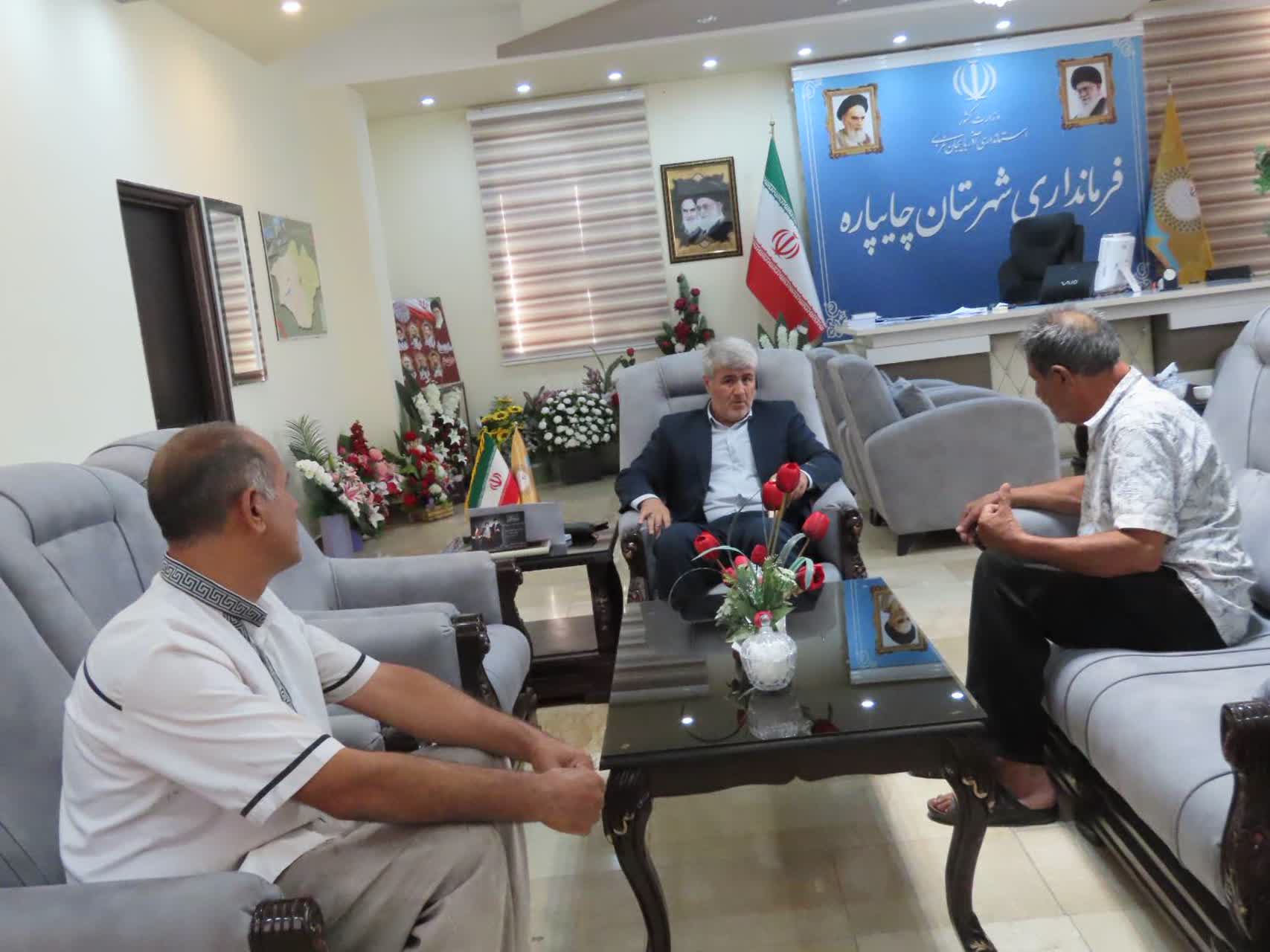 احصاء و بررسی مشکلات مردمی توسط فرماندار شهرستان چایپاره