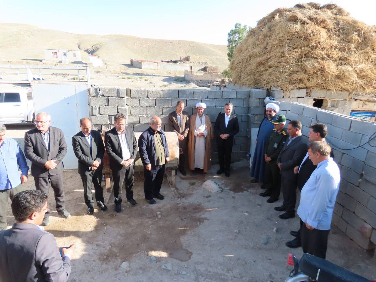 افتتاح پروژه تأمین آب شرب روستای علی آباد