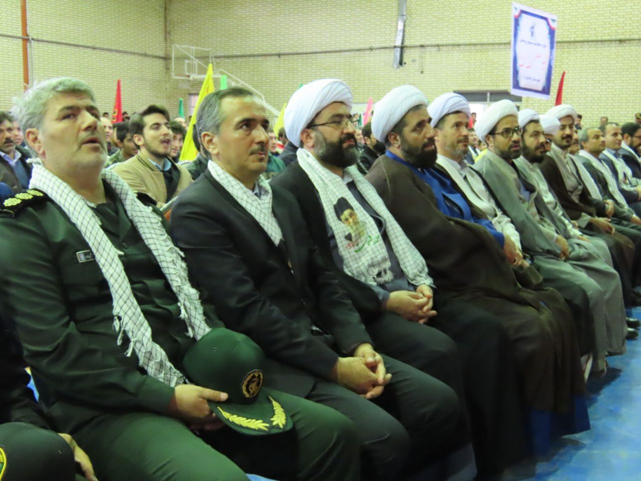 مراسم اجتماع بزرگ بسیجیان شهرستان چایپاره برگزار شد