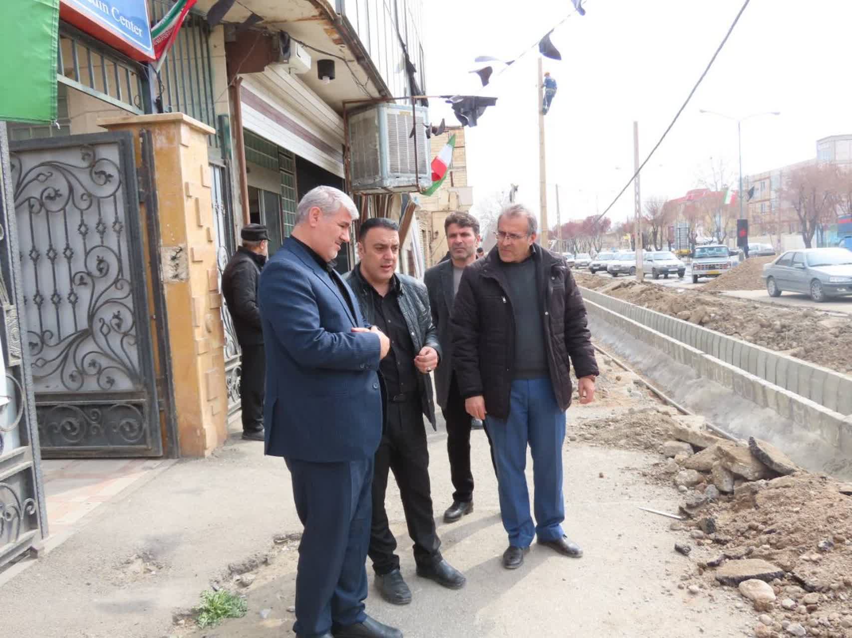 بازدید فرماندار چایپاره از پروژه‌ عمرانی شهرداری قره ضیاءالدین