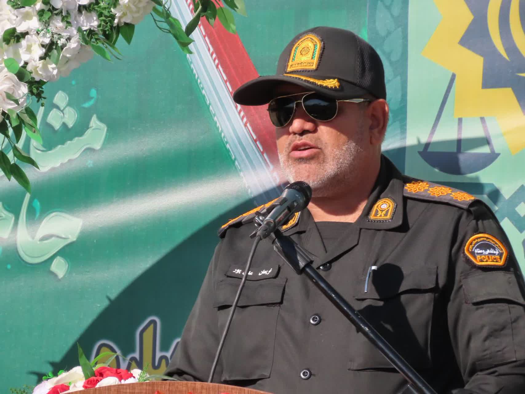 برگزاری آیین افتتاح ساختمان فرماندهی انتظامی بخش حاجیلار شهرستان چایپاره