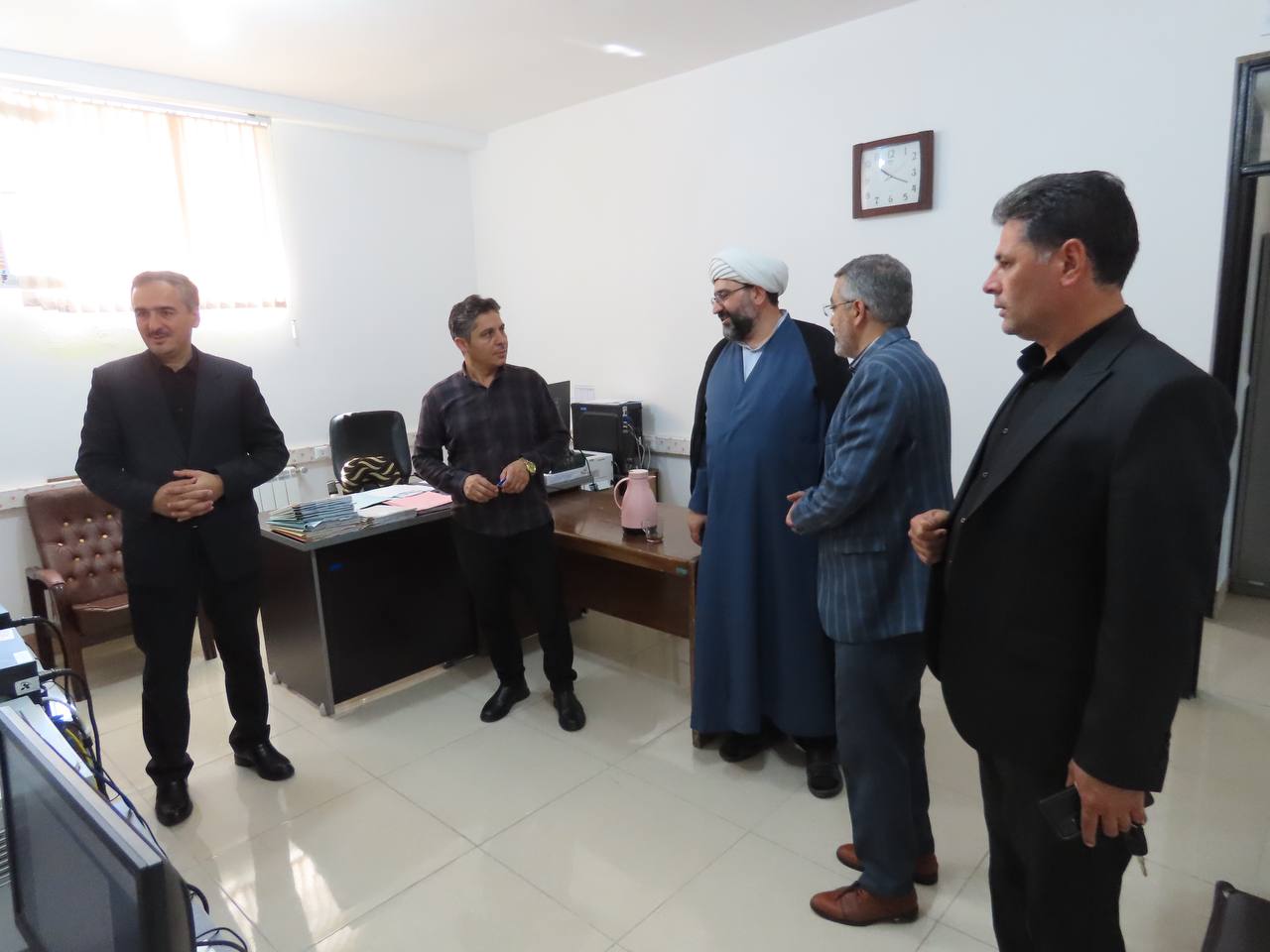 دیدار امام جمعه ، فرماندار و اعضای شورای تأمین با رییس ، قضات و کارکنان حوزه قضائی شهرستان چایپاره