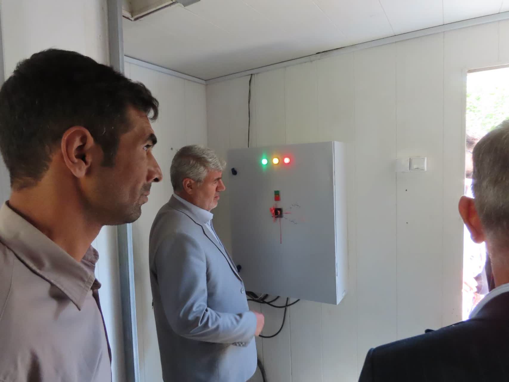 افتتاح پروژه آبرسانی به روستای شوریک