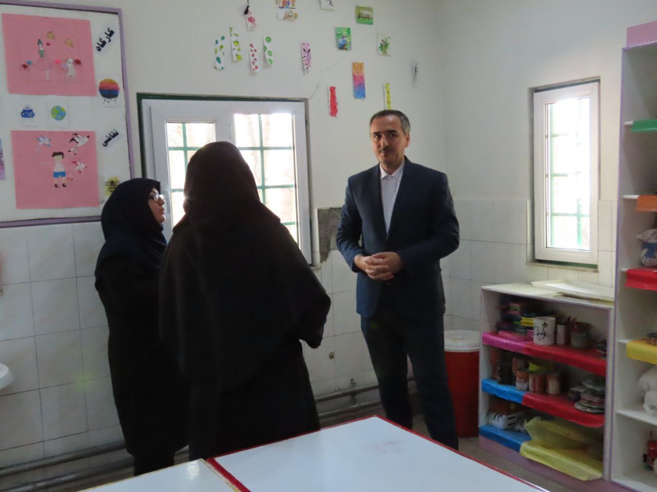 بازدید فرماندار از کانون پرورش فکری کودکان و نوجوانان شهرستان چایپاره