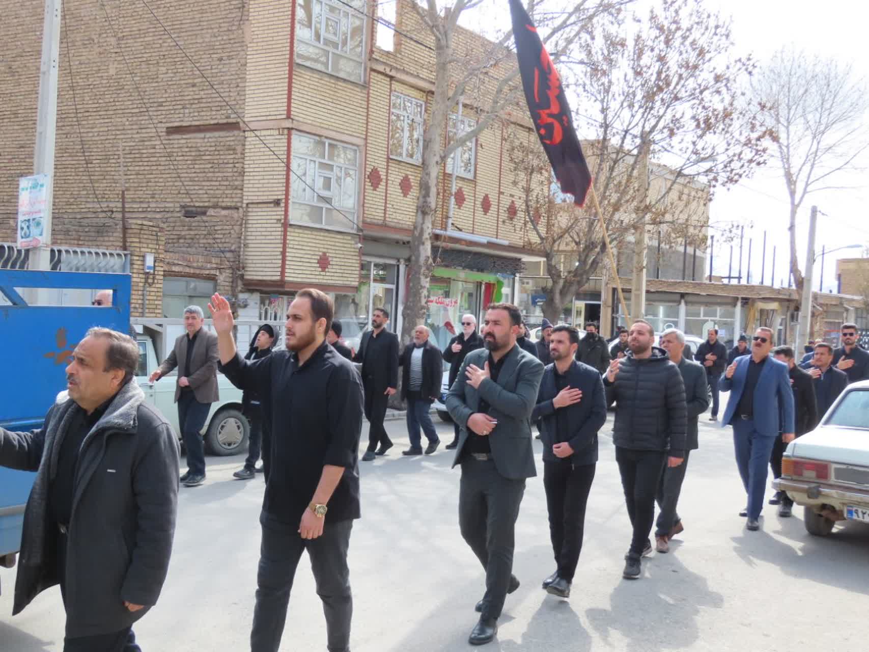 برگزاری مراسم عزاداری خیابانی شهادت حضرت علی(ع) و شهادت حضرت آیت الله العظمی امام خامنه ای در شهرستان چایپاره