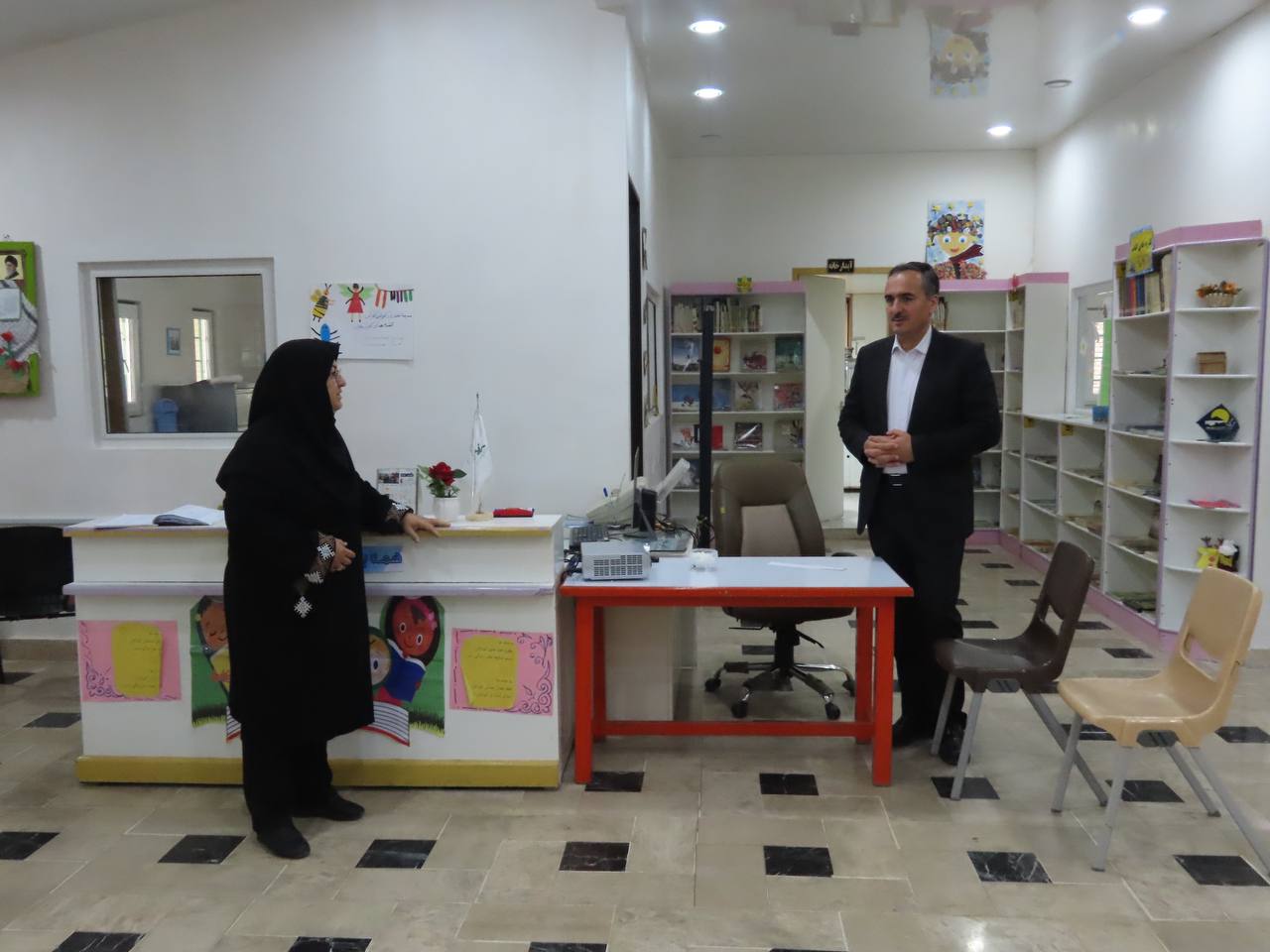 بازدید سرزده فرماندار از کانون پرورش فکری کودکان و نوجوانان شهرستان چایپاره