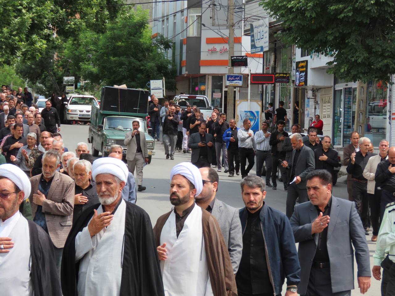 برگزاری مراسم عزاداری خیابانی سالروز ارتحال بنیانگذار کبیر انقلاب اسلامی در شهرستان چایپاره