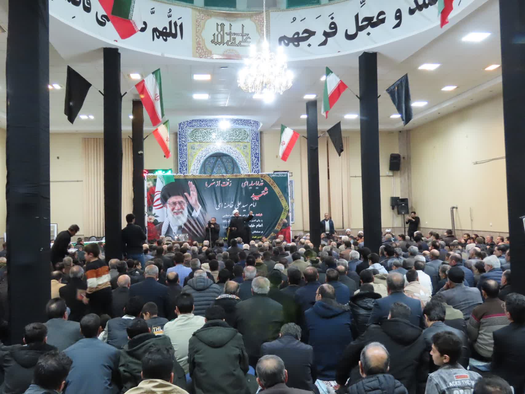 برگزاری مراسم عزاداری شهادت قائد امت، حضرت آیت الله خامنه‌ای(قدس سره)