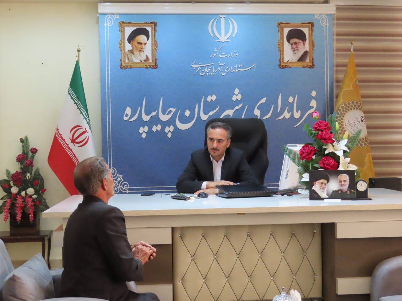 احصاء و بررسی مشکلات مردمی توسط نماینده عالی دولت در شهرستان چایپاره