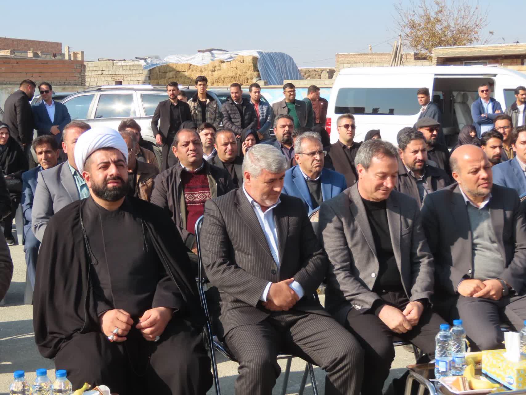 برگزاری مراسم کلنگ زنی دبستان 12 کلاسه خیرساز شهید رستاد