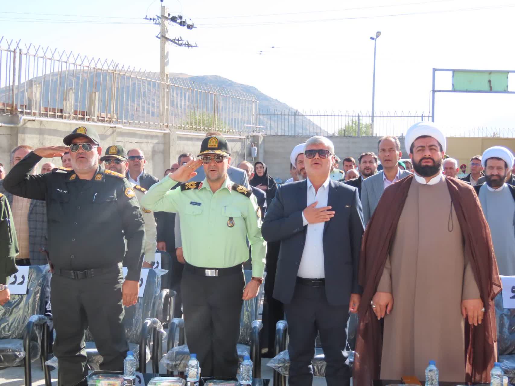 برگزاری آیین افتتاح ساختمان فرماندهی انتظامی بخش حاجیلار شهرستان چایپاره