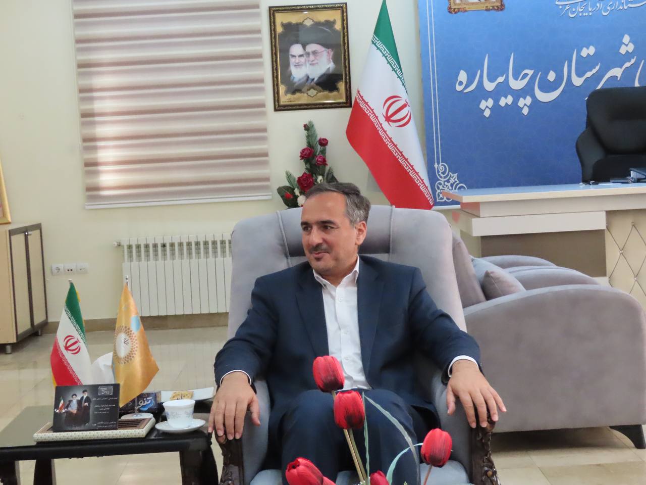 دیدار رییس دفتر ارتباطات مردمی نماینده محترم مردم شهرستان در مجلس شورای اسلامی با فرماندار شهرستان چایپاره