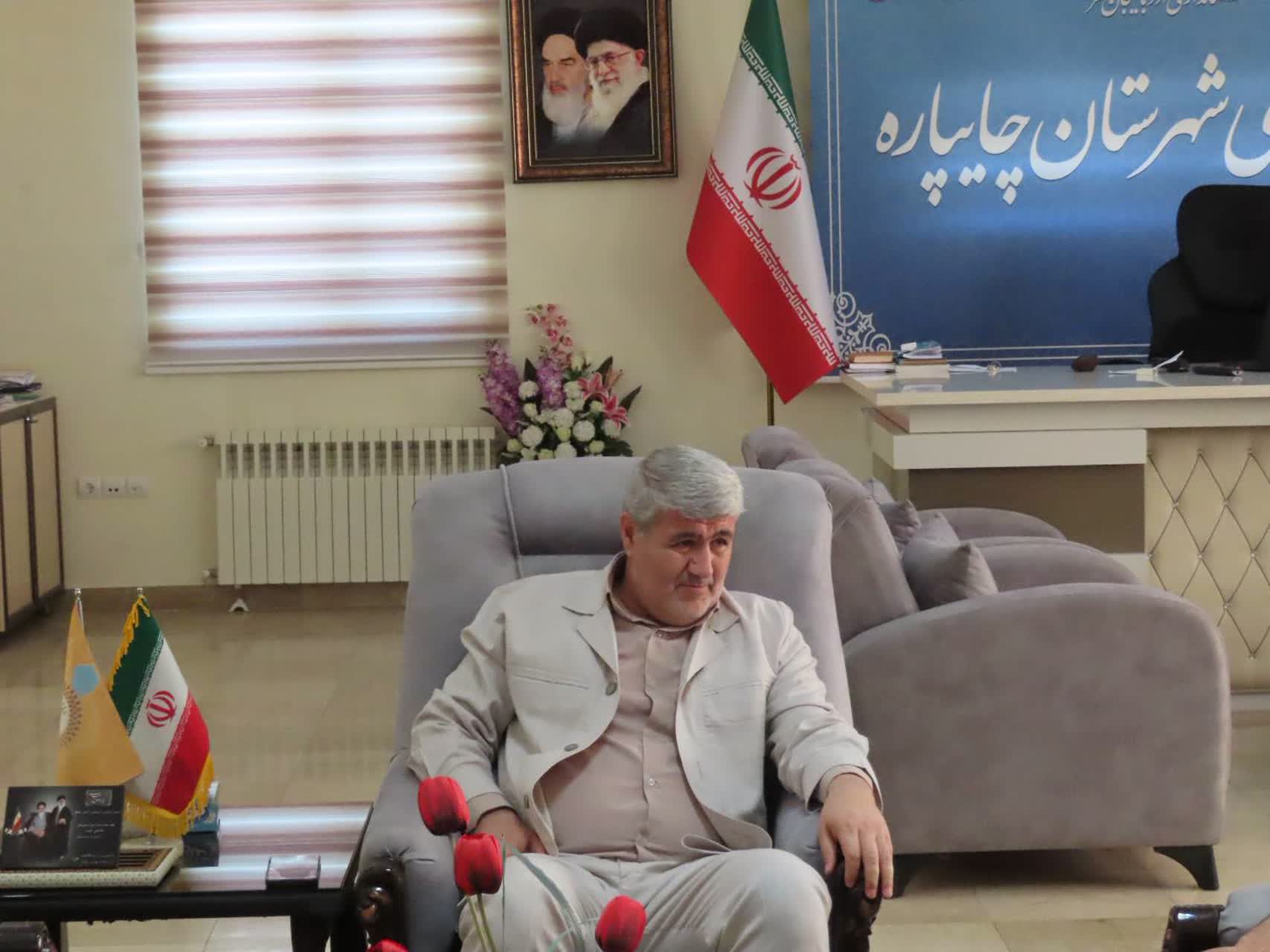 دیدار دبیر اشراف کلی سپاه شهدای استان آذربایجان غربی با فرماندار چایپاره