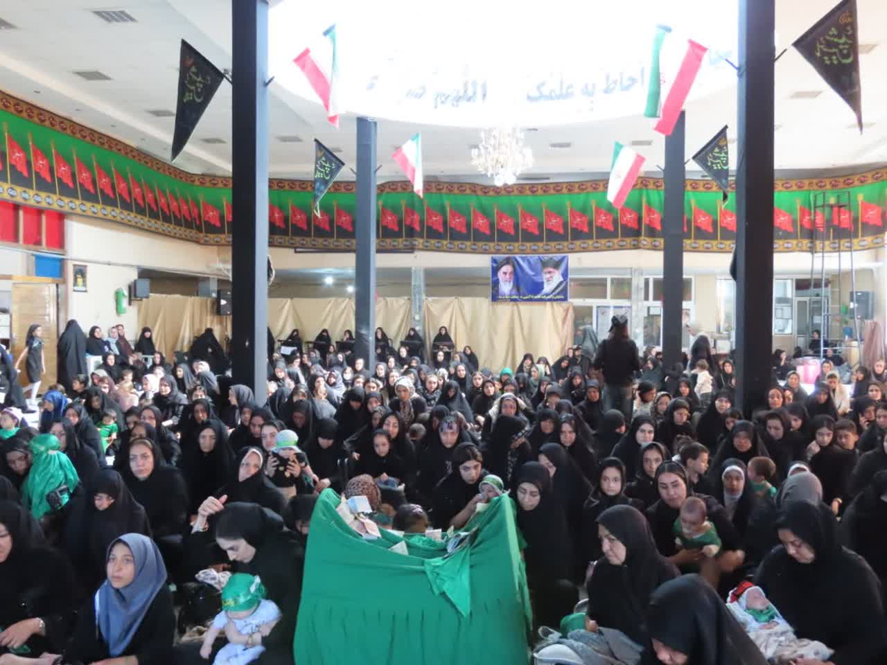 برگزاری مراسم بزرگ شیرخوارگان حسینی در مسجد جامع شهرستان چایپاره همزمان با سراسر کشور