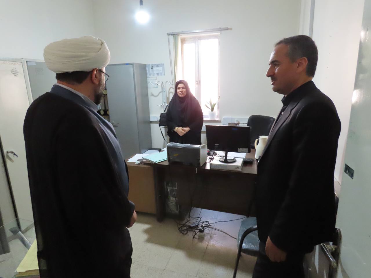 دیدار امام جمعه ، فرماندار و اعضای شورای تأمین با رییس ، قضات و کارکنان حوزه قضائی شهرستان چایپاره
