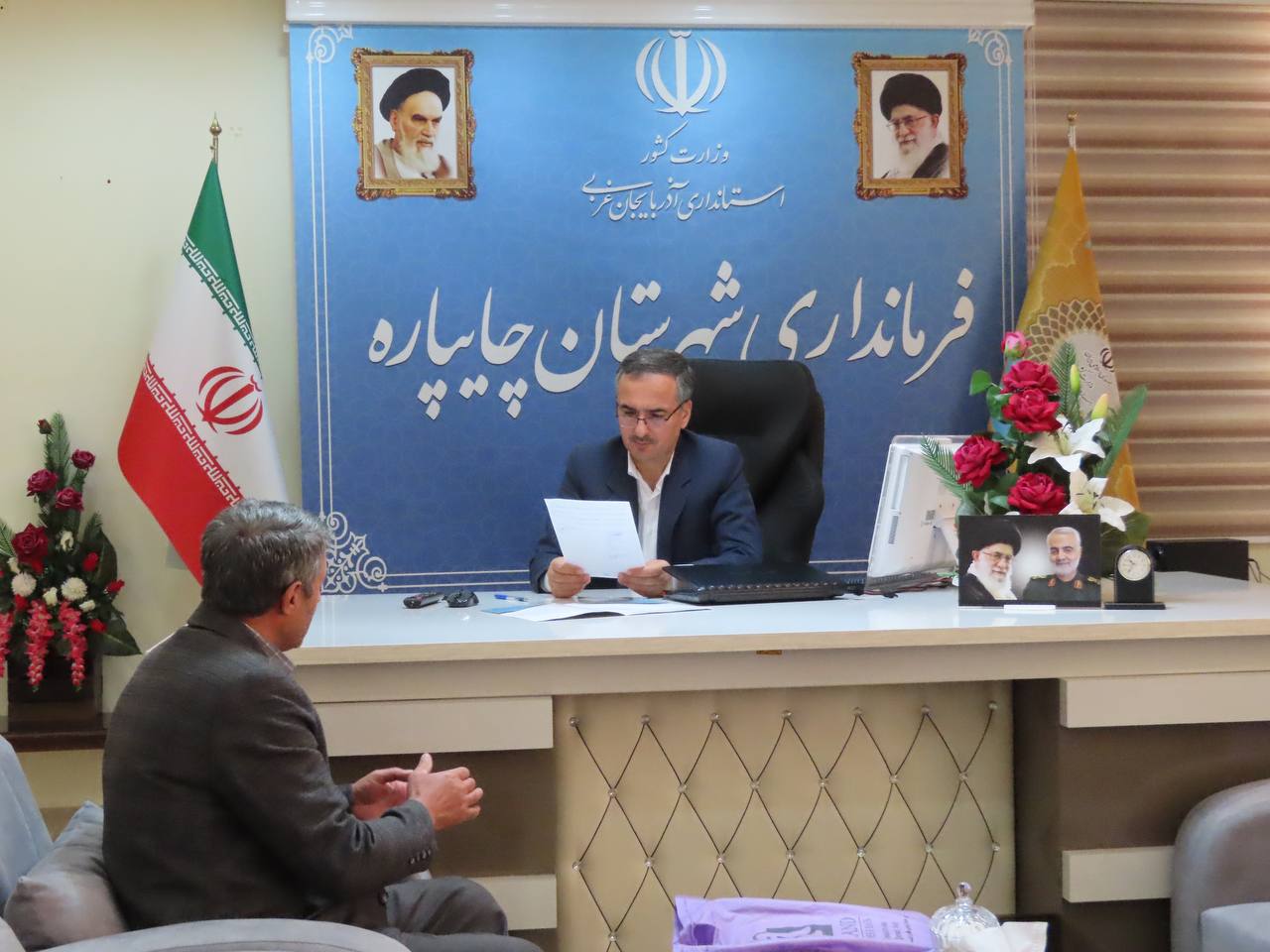 احصاء و بررسی مشکلات مردمی توسط نماینده عالی دولت در شهرستان چایپاره