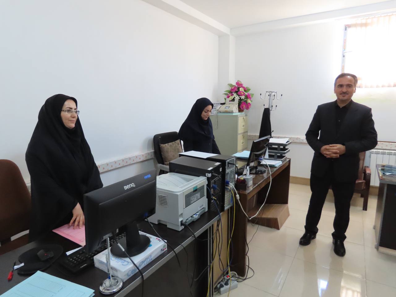 دیدار امام جمعه ، فرماندار و اعضای شورای تأمین با رییس ، قضات و کارکنان حوزه قضائی شهرستان چایپاره