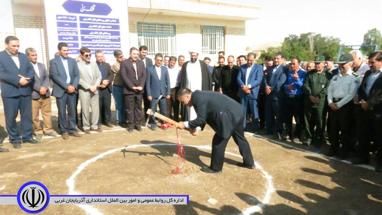 مراسم کلنگ زنی پروژه های شاخص شهرستان چایپاره
