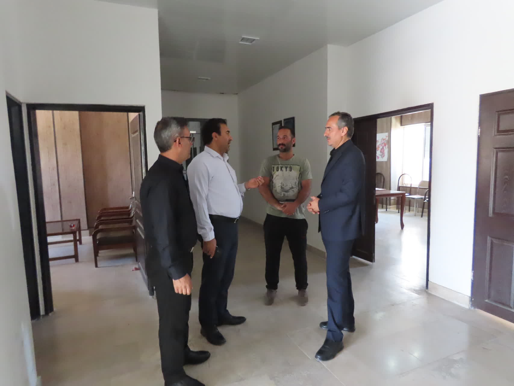 بازدید سرزده سعید شکورزاده فرماندار چایپاره از اداره امور منابع آب